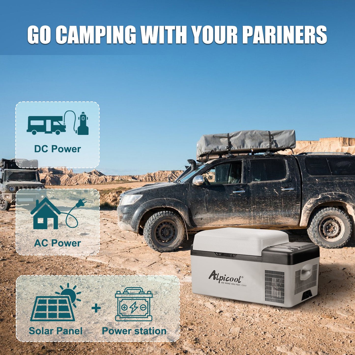 Alpicool EC20 Portable Car Fridge Freezer